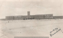 Photocard - 9x14 Cm | Turkey, Ankara, 1936 | Military Academy Building On A Snowy Day * - Anonyme Personen