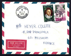 LETTRE DE MADAGASCAR - DIVERS THÈMES - PAR AVION - Madagaskar (1960-...)