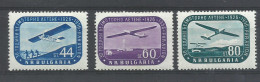 BULGARIA  YVERT  AEREO  70/72      MH  * - Airplanes