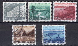 T3127 - SUISSE SWITZERLAND Yv N°562/66 Pro Patria Fete Nationale - Used Stamps