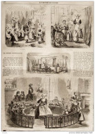 La Créche Sainte-Eugénie, La Pouponnière - Le Lavabo - La Cuisine -  Page Original 1870 - Documents Historiques