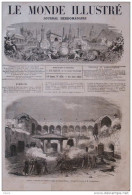 Smyrne, Révolte Des Forcats Au Bagne Du Djezair-Khan - Page Original 1870 - Documents Historiques