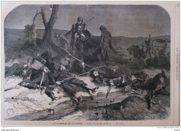 Les Horreurs De La Guerre - Champ De Bataille De Borny - Les Morts - Page Original - 1870 - Documents Historiques