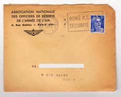 Enveloppe " Association Nationale Des Officiers De Réserve De L'Armée De L'Air - 1954 " (2589)_env65 - Aviation