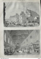 Paris - Restauration Du Conservatoire Des Arts Et Métiers -  Page Original 1870 - Historical Documents