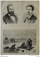 Duel Entre Le Duc De Montpensier Et Le Prince Henri De Bourbon, Duc De Seville -  Page Original 1870 - Historical Documents