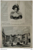 S. A. R. Marie-Caroline De Bourbon, Duchesse De Berri - Page Original 1870 - Historische Dokumente