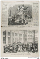 Hommage Patriotiques à La Statue De La Ville De Strasbourg - Page Original 1870 - Documentos Históricos