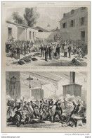 Combat De Niederbronn Entre Des Chasseurs Francais Et Des Dragons Badois - Page Original 1870 - Documentos Históricos