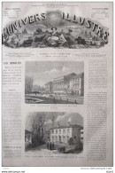 Tours, Le Palais De Justice - Tours, Maison Occupée Par Le Prince Pierre Bonaparte - Page Original 1870 - Historische Dokumente