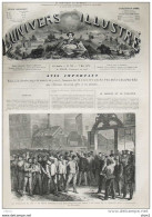 La Plébiscite De 1870 - La Foule Sortant D'une Réunion Publique Tenue à La Salle De La Marseillaise - Page Original 1870 - Historische Dokumente