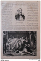 M. Le Baron Zangiacomi - Mort De Francesca De Rimini Et De Paolo Malatesta - Page Original 1870 - Documentos Históricos