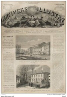 Tours - Le Palais Du Justice - Tours, Maison Occupée Par Le Prince Bonaparte Pendant Son Procès - Page Original 1870 - Documentos Históricos