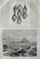 La Plaine De Marathon, Vue Générale - Têtes Des Brigands De Marathon à Athènes - Page Original - 1870 - Documentos Históricos