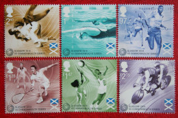 Commonwealth Games Glasgow Sport (Mi 3621-3626) 2014 POSTFRIS MNH ** ENGLAND GRANDE-BRETAGNE GB GREAT BRITAIN - Ungebraucht