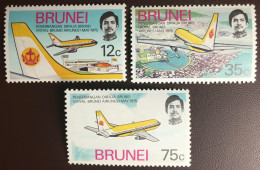Brunei 1975 Airline Inauguration MNH - Brunei (...-1984)