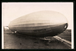 AK Landung Des Luftschiffes Graf Zeppelin  - Airships