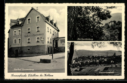 AK Eitelborn Bei Koblenz, Gasthof Sporkenburg, Die Sporkenburg, Gesamtansicht  - Koblenz