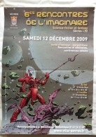 C1 Affiche CAZA Rencontres SEVRES SF 2009 Science Fiction Et Fantasy 30 X 42 Cm  Port Inclus France - Otros & Sin Clasificación