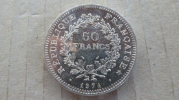 1 PIECE DE 50 F ARGENT 1968 - 50 Francs