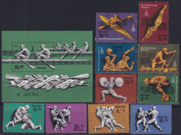 F-EX49011 RUSSIA MNH 1978 MOSCOW OLYMPIC GAMES SWIMMING CANOES KAYAK KARATE.  - Zomer 1980: Moskou