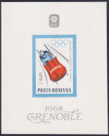 F-EX49268 RUMANIA MNH 1968 GRENOBLE OLYMPIC GAMES WINTER SKI SKATING GYMNASTICS.  - Summer 1968: Mexico City