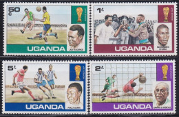 F-EX49651 UGANDA MNH 1978 ARGENTINA SOCCER FOOTBALL WORLD CHAMPIONSHIP.  - 1978 – Argentine