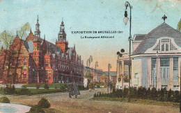 Belgique - Bruxelles - Exposition De Bruxelles 1910 - Le Restaurant Allemand  - Carte Colorisée - Carte Postale Ancienne - Mostre Universali