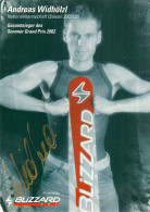 Autogramm AK Skispringer Andreas Swider Widhölzl 02-03 ÖSV St. Johann In Tirol Fieberbrunn Österreich Olympiasieger 2006 - Handtekening