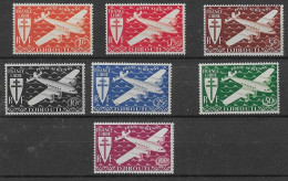 COTE Des SOMALIS Poste Aérienne  N°1 à 7 ** 7 Valeurs Série Complète Neuve Sans Charnière MNH - Unused Stamps