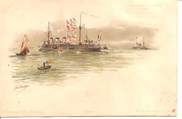 Bateaux - Croiseur Cuirassé Type Chasseloup Laubat, Friant Bugeaud Suchet - Warships