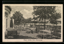 AK Köln-Marienburg, Rhein-Cafe  - Koeln