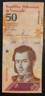 VENEZUELA 50 Bolívares 15-01-2018 P105 UNC - Venezuela