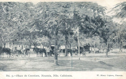 NOUVELLE CALEDONIE - Nouméa - Place De Cocotiers - Animé - Carte Postale Ancienne - Nouvelle-Calédonie