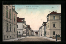 AK Ansbach, Reuterviertel, Schillerstrasse Von Norden Aus  - Ansbach