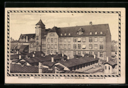 AK Augsburg, Obere Jakobermauer, Elias-Holl-Schulhaus, Reservelazarett B  - Augsburg