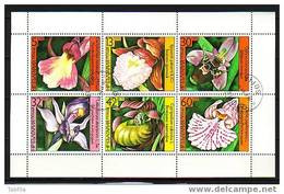 BULGARIA - 1986 - Orchidees - PF Obl. - Usati