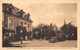 76-SAINTE-MARGUERITE-SUR-MER- HÔTEL DES ETRANGERS ET ROUTE DE QUIBERVILLE - Sainte Adresse