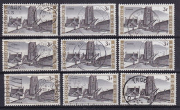 1968 Lissewege Brugge Antwerpen ..la Louvière Andenne Bruxelles Gembloux Trooz - Used Stamps