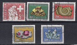 T3138 - SUISSE SWITZERLAND Yv N°606/10 Pro Patria Fete Nationale - Usati