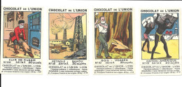 CY99 - IMAGES CHOCOLAT UNION - PETROLE BAKOU - COTON - CUIR DE RUSSIE - BOIS DES VOSGES - Autres & Non Classés