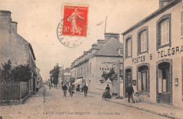 SAINT VAAST LA HOUGUE - La Grande Rue - Postes Et Télégraphes - 1907 - Saint Vaast La Hougue