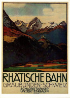 H1303 - TOP Tarasp Schloß Schweiz Werbekarte Werbung - Emile Cardinaux Plakat Künstlerkarte - Photoglob - Autres & Non Classés