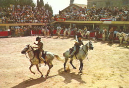 13 CAMARGUE JEUX DE GARDIANS LE JEU DU BRASSARD DANS LES ARENES TAUROMACHIE - Otros & Sin Clasificación