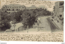 62 BOULOGNE SUR MER N°81 LL Les Jardins Du Casino En 1902 Hôtel De La MARINE VOIR DOS Non Séparé - Boulogne Sur Mer