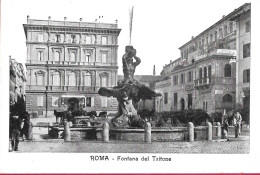 ROMA - FONTANA DEL TRITONE - FORMATO PICCOLO - EDIZ. ORIGINALE ANNI 30 - NUOVA - Altri Monumenti, Edifici