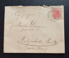 Austria-Hungary Slovenia WWI 1907 Small Letter With Stamp PODNART (No 3076) - Slovénie