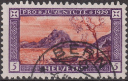 1929 Schweiz / Pro Juventute ° Zum:CH J49, Mi:CH 235, Yt:CH 235, Luganersee - Used Stamps