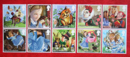 Alice In Wonderland (Mi 3669-3678) 2015 POSTFRIS MNH ** ENGLAND GRANDE-BRETAGNE GB GREAT BRITAIN - Unused Stamps