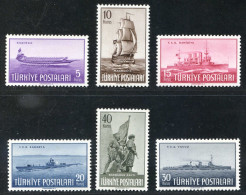 REF 091 > TURQUIE < Yv N° 1087 à 1092 * * < Neuf Luxe Dos Visible MNH * *  Cote 12 € - Turkey > Marine Navire Bateaux - Ongebruikt